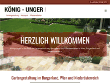 Tablet Screenshot of koenig-unger.at